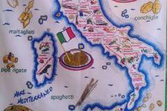 もちろんイタリア地図も